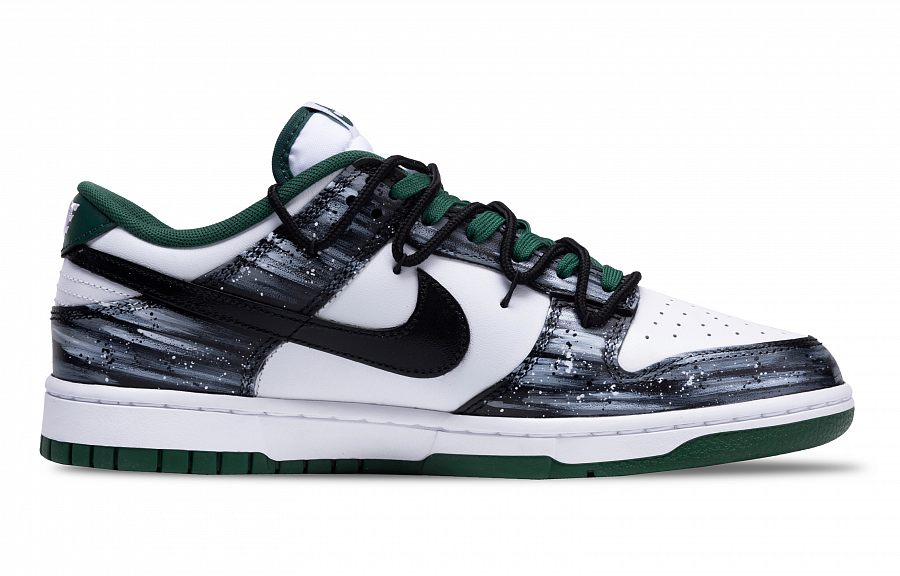 Nike Dunk Dark Night Knight Abrasion Resistant Low top Skateboard Shoes Unisex White Green купить в интернет-магазине Yoocart с быстрой доставкой по России.