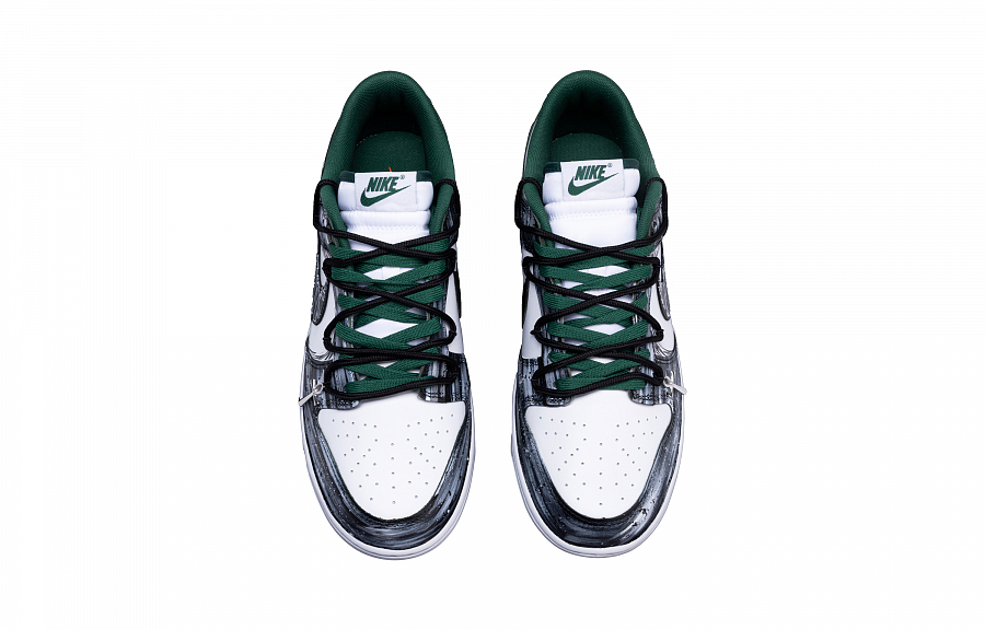 Nike Dunk Dark Night Knight Abrasion Resistant Low top Skateboard Shoes Unisex White Green купить в интернет-магазине Yoocart с быстрой доставкой по России.