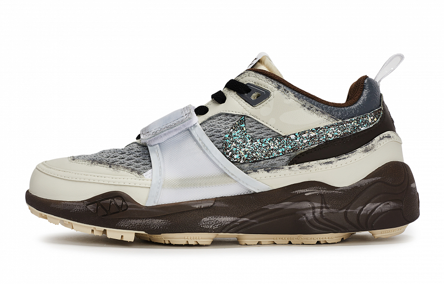 Travis Scott X Nike ZOOM Field JAXX Casual Shoes Unisex Low Top Grey/Brown/Coffee купить в интернет-магазине Yoocart с быстрой доставкой по России.