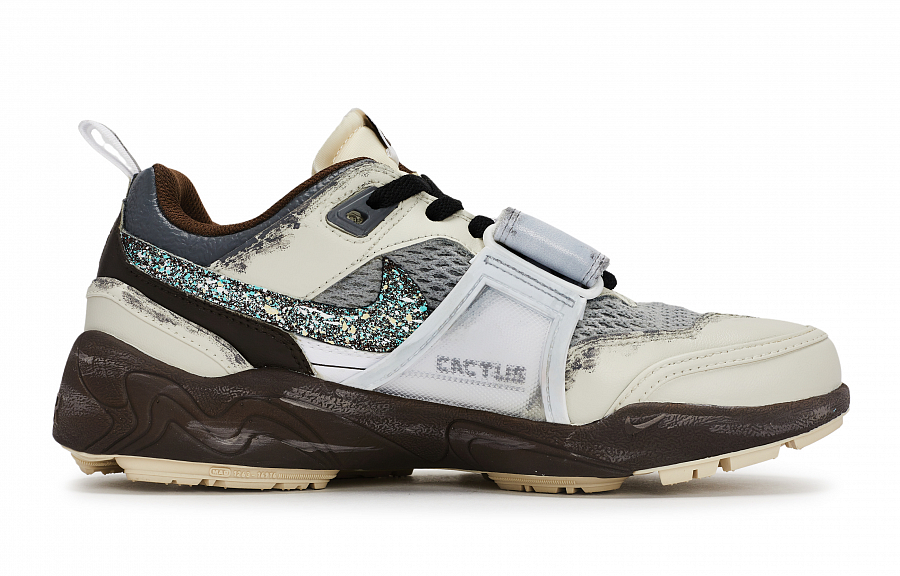 Travis Scott X Nike ZOOM Field JAXX Casual Shoes Unisex Low Top Grey/Brown/Coffee купить в интернет-магазине Yoocart с быстрой доставкой по России.