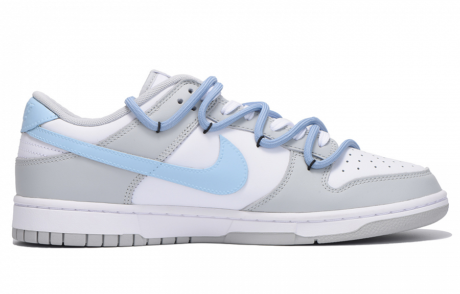 Nike Dunk Skateboard Shoes Unisex Low-Top Gray White купить в интернет-магазине Yoocart с быстрой доставкой по России.