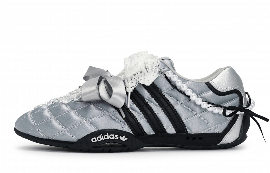 Adidas Originals ADIRACER 811 Manufacturing, Silver Glimmer, Special Shoe Box Low Top Casual Shoes Women's Gray Silver купить в интернет-магазине Yoocart с быстрой доставкой по России.