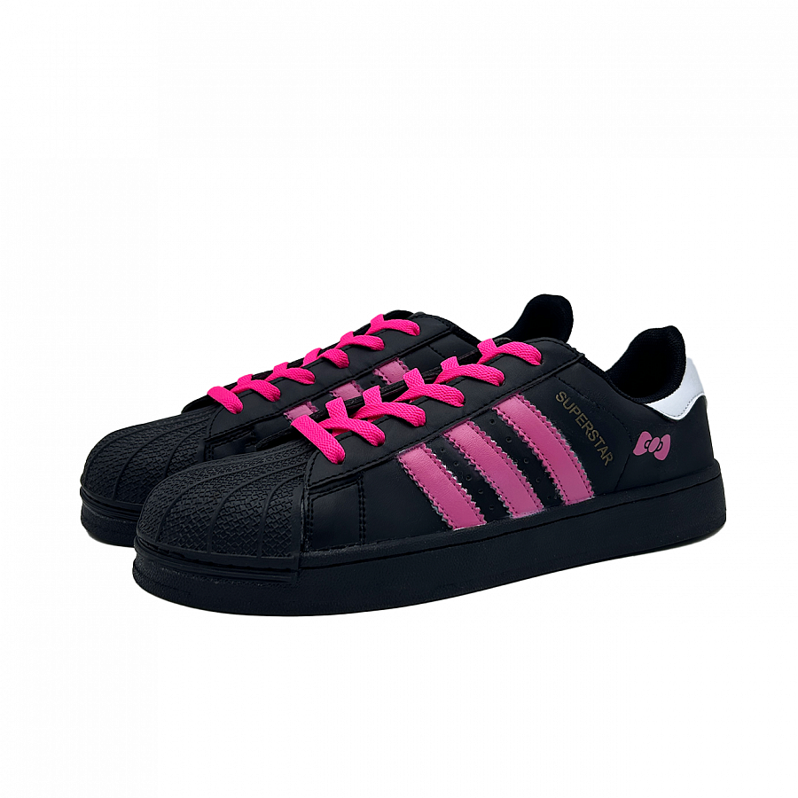 Adidas Originals SUPERSTAR Spade Sweetheart Coverage Low Top Skateboard Shoes Women's Black Pink купить в интернет-магазине Yoocart с быстрой доставкой по России.