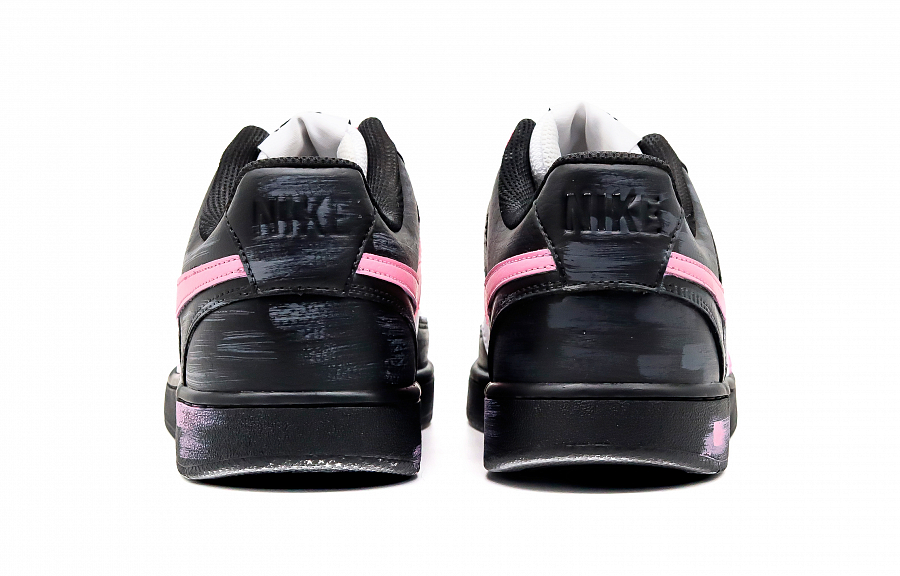 Nike Court Vision 1 Anti-Slip Wear-Resistant Low-Top Skateboard Shoes Women's Black Pink купить в интернет-магазине Yoocart с быстрой доставкой по России.