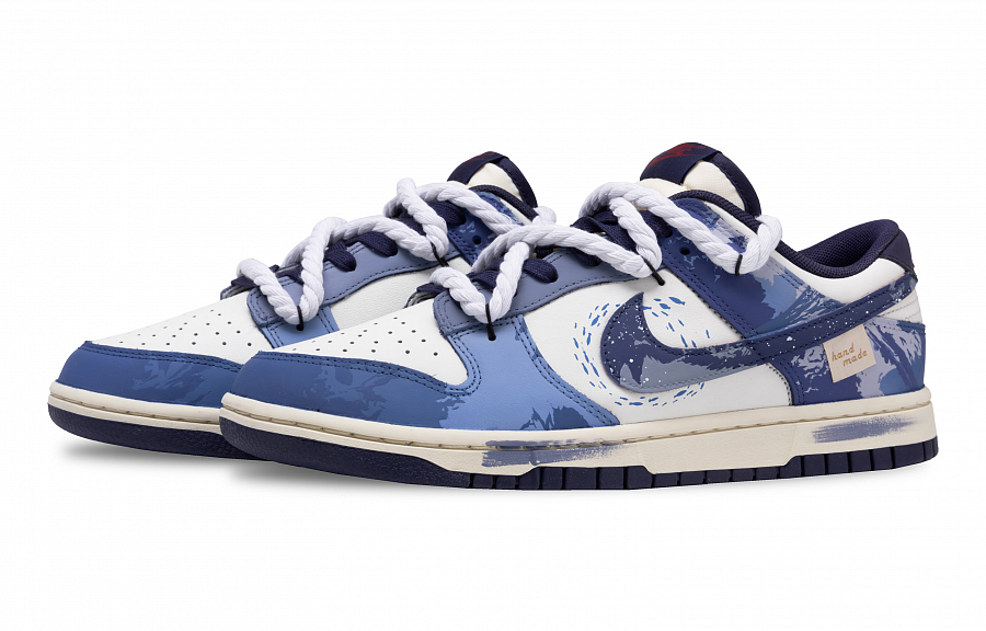 Nike Dunk Anti Slip Wear Resistant Low Top Skateboard Shoes Men's Blue купить в интернет-магазине Yoocart с быстрой доставкой по России.