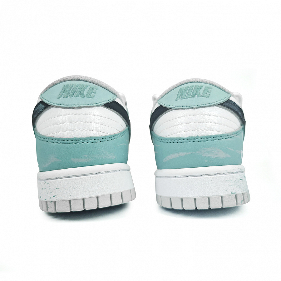 Nike Dunk Abrasion Resistant Low Top Skateboard Shoes Unisex White Green купить в интернет-магазине Yoocart с быстрой доставкой по России.