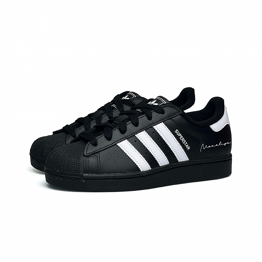 Adidas Originals Superstar 2 Low Top Skateboard Shoes Unisex Black White купить в интернет-магазине Yoocart с быстрой доставкой по России.