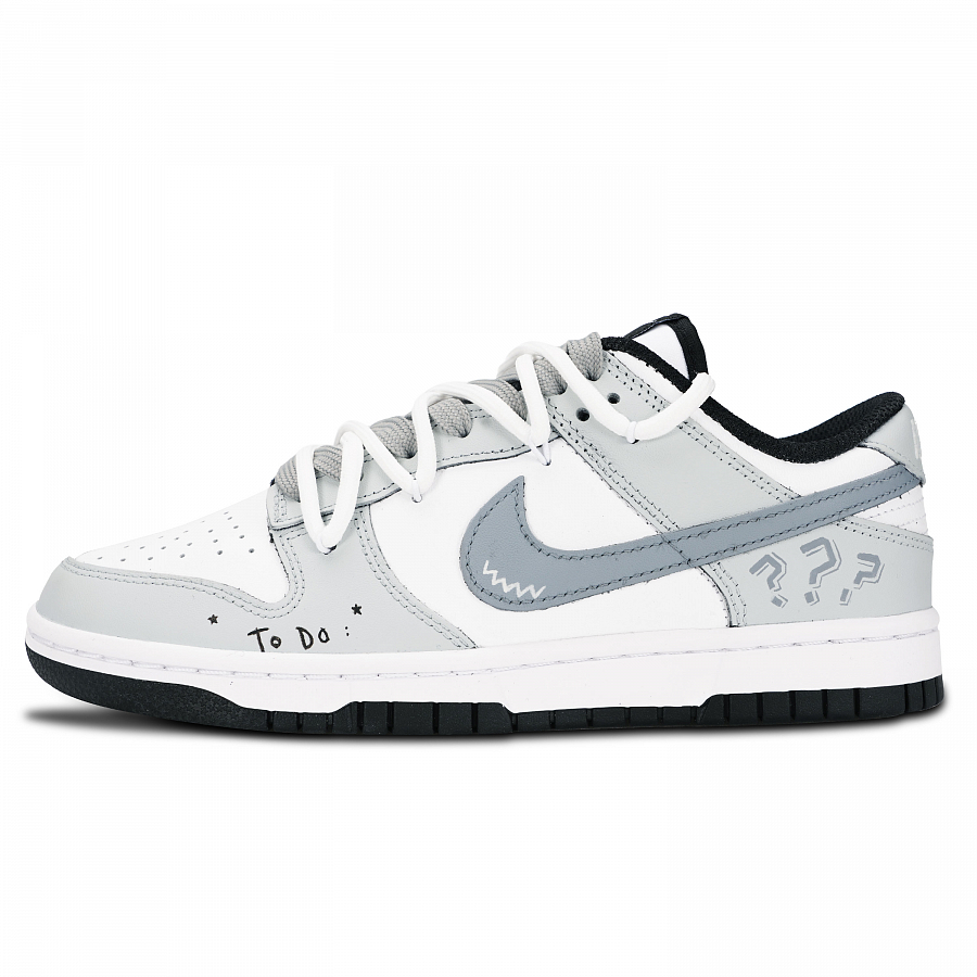Nike Dunk Riddle Abrasion Resistant Low Top Skateboard Shoes Unisex Gray купить в интернет-магазине Yoocart с быстрой доставкой по России.