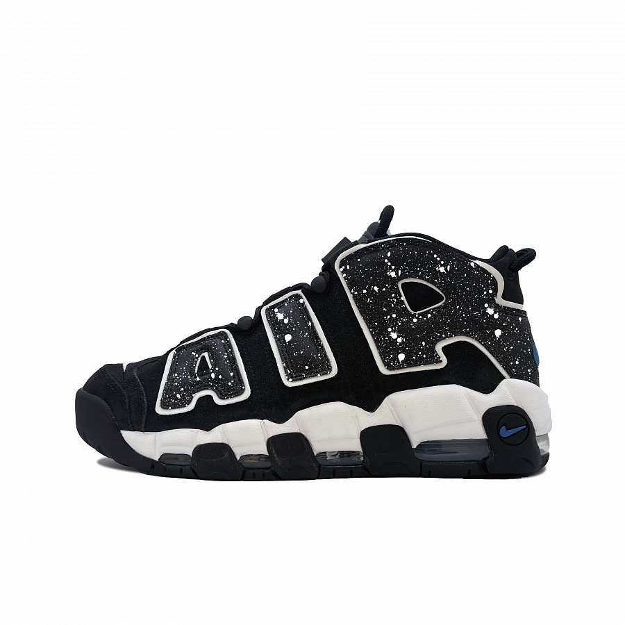 Nike Air More Uptempo Anti-Slip Wear-Resistant Mid-Top Vintage Basketball Shoes Men's Black купить в интернет-магазине Yoocart с быстрой доставкой по России.