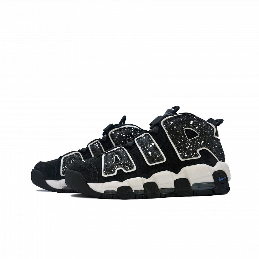 Nike Air More Uptempo Anti-Slip Wear-Resistant Mid-Top Vintage Basketball Shoes Men's Black купить в интернет-магазине Yoocart с быстрой доставкой по России.