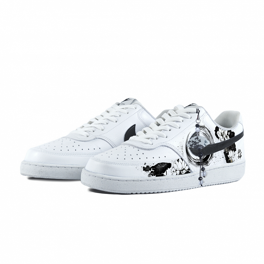 Nike Court Vision 1 Abrasion Resistant Low Top Skateboard Shoes Unisex White купить в интернет-магазине Yoocart с быстрой доставкой по России.