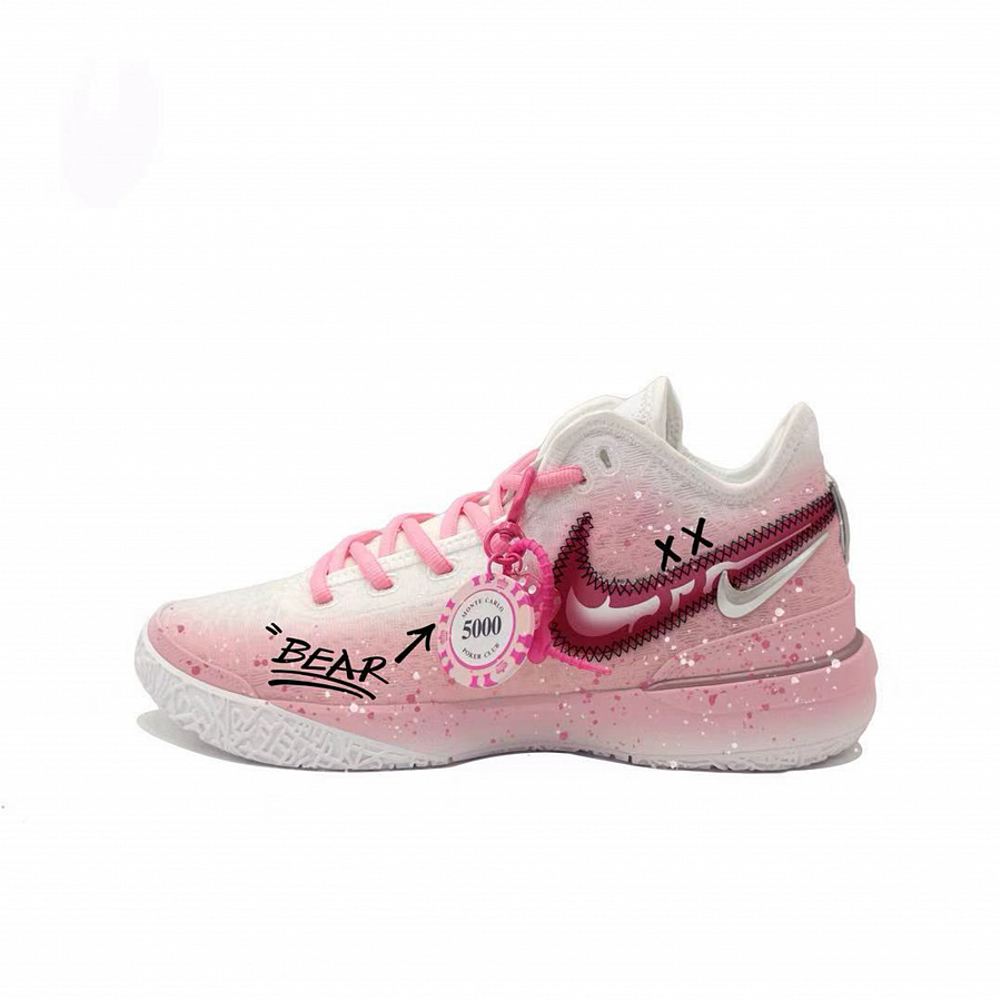 Nike LeBron NXXT Gen Zoom LeBron NXXT Gen Anti Slip Wear Resistant Low Top Basketball Shoes Men's Pink купить в интернет-магазине Yoocart с быстрой доставкой по России.