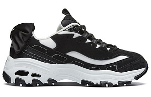 Skechers D Lites 1.0 Running Shoes 'Black White' Women's 1 3799106
