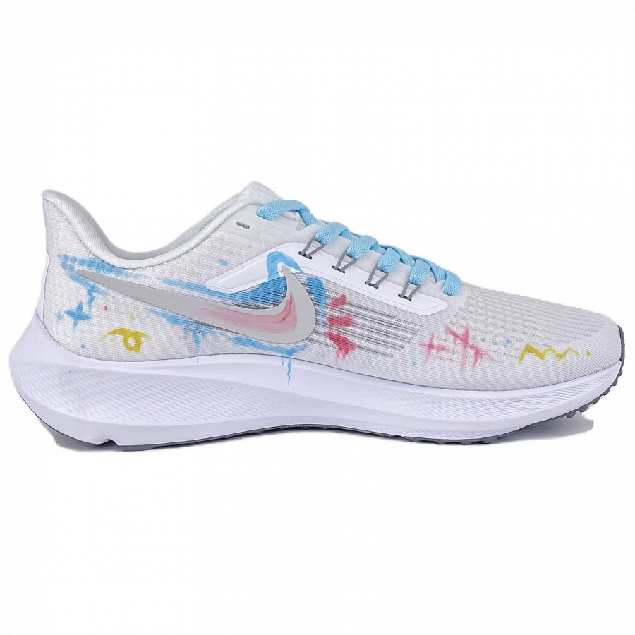 Nike Air Zoom Pegasus 39 Low-Top Casual Training Running Shoes Men's White Blue купить в интернет-магазине Yoocart с быстрой доставкой по России.