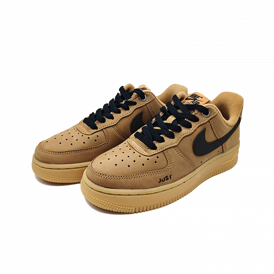 Nike Air Force 1 Anti-Slip Wear-Resistant Low-Top Skateboard Shoes Unisex Black Brown купить в интернет-магазине Yoocart с быстрой доставкой по России.