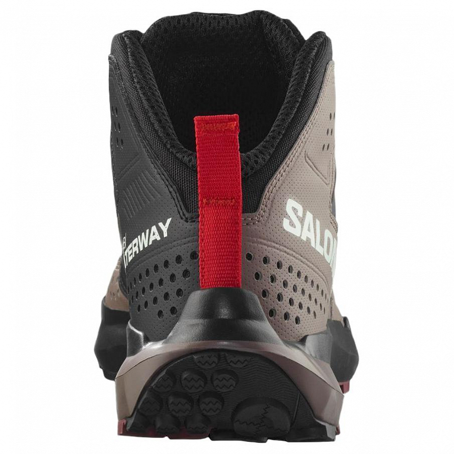 SALOMON S/LAB Waterway Anti Slip Wear Resistant Mid Top Hiking Shoes Unisex Black купить в интернет-магазине Yoocart с быстрой доставкой по России.