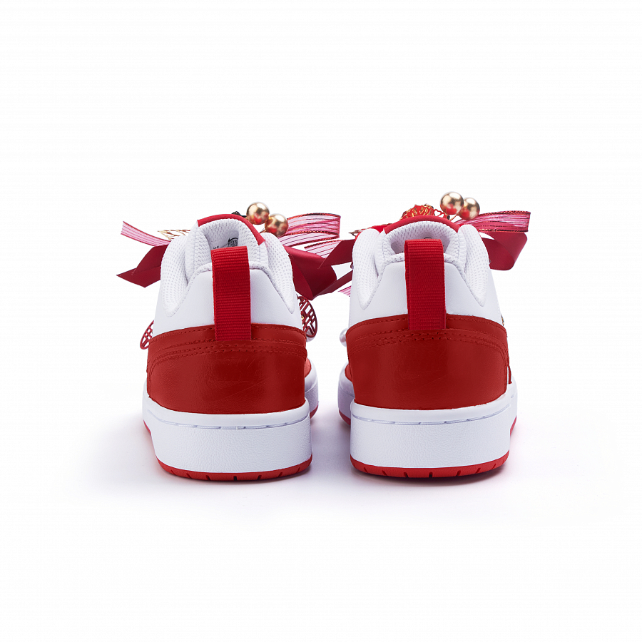 Nike Court Borough 2 Cushioning, Wear Resistant Low Top Skateboard Shoes Women's Red купить в интернет-магазине Yoocart с быстрой доставкой по России.