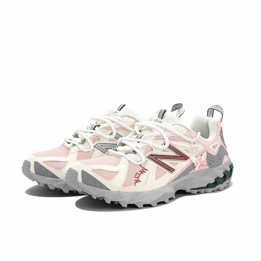 New Balance 610T Heartbeat Rhythm, Sparkling Gift Box Shock Absorbers Low Top Outdoor Shoes Unisex Gray Pink купить в интернет-магазине Yoocart с быстрой доставкой по России.