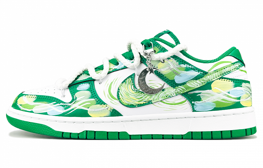 Nike Dunk Forest Of Fireflies Low Top Skateboard Shoes Unisex White Green купить в интернет-магазине Yoocart с быстрой доставкой по России.