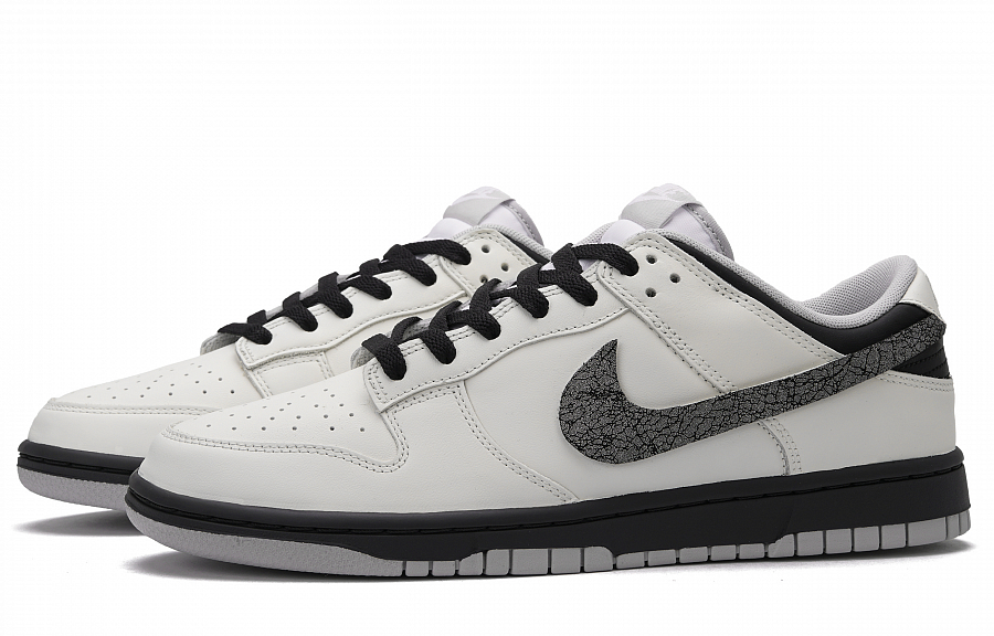Nike Dunk Anti Slip Wear Resistant Low Top Skateboard Shoes Unisex Beige Black купить в интернет-магазине Yoocart с быстрой доставкой по России.