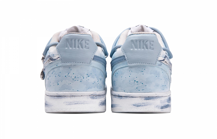 Nike Court Vision Low Skateboard Shoes Men's Low Top Blue/White купить в интернет-магазине Yoocart с быстрой доставкой по России.