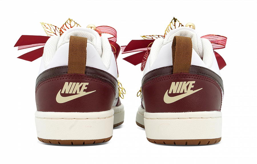 Nike Court Borough 2 Love Forever Anti Slip Wear Resistant Low Top Skateboard Shoes Women's White Red купить в интернет-магазине Yoocart с быстрой доставкой по России.