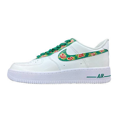 Nike Air Force 1 Skateboard Shoes Women's Low top White/Green