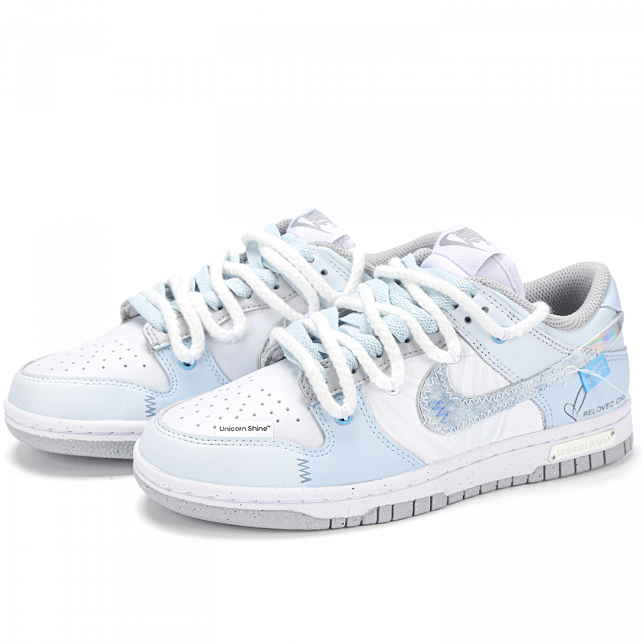 Nike Dunk Blue Tide Promise Anti Slip Wear Resistant Low Top Skateboard Shoes Unisex Blue Gray купить в интернет-магазине Yoocart с быстрой доставкой по России.