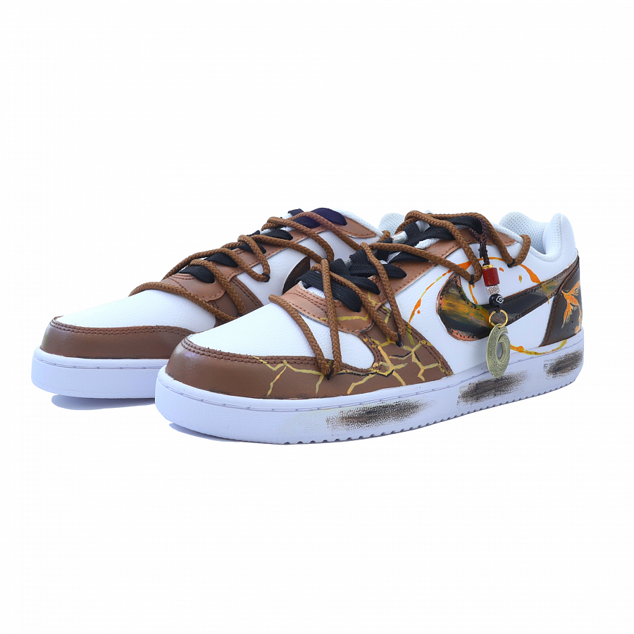 Nike EBERNON Slip Resistant, Abrasion Resistant, Lightweight Low Top Skateboard Shoes Men's Black Brown купить в интернет-магазине Yoocart с быстрой доставкой по России.
