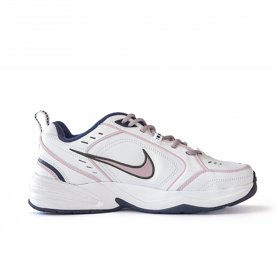Nike Air Monarch 4 Anti Slip Wear Resistant Low Top Chunky Sneakers Unisex White Pink купить в интернет-магазине Yoocart с быстрой доставкой по России.