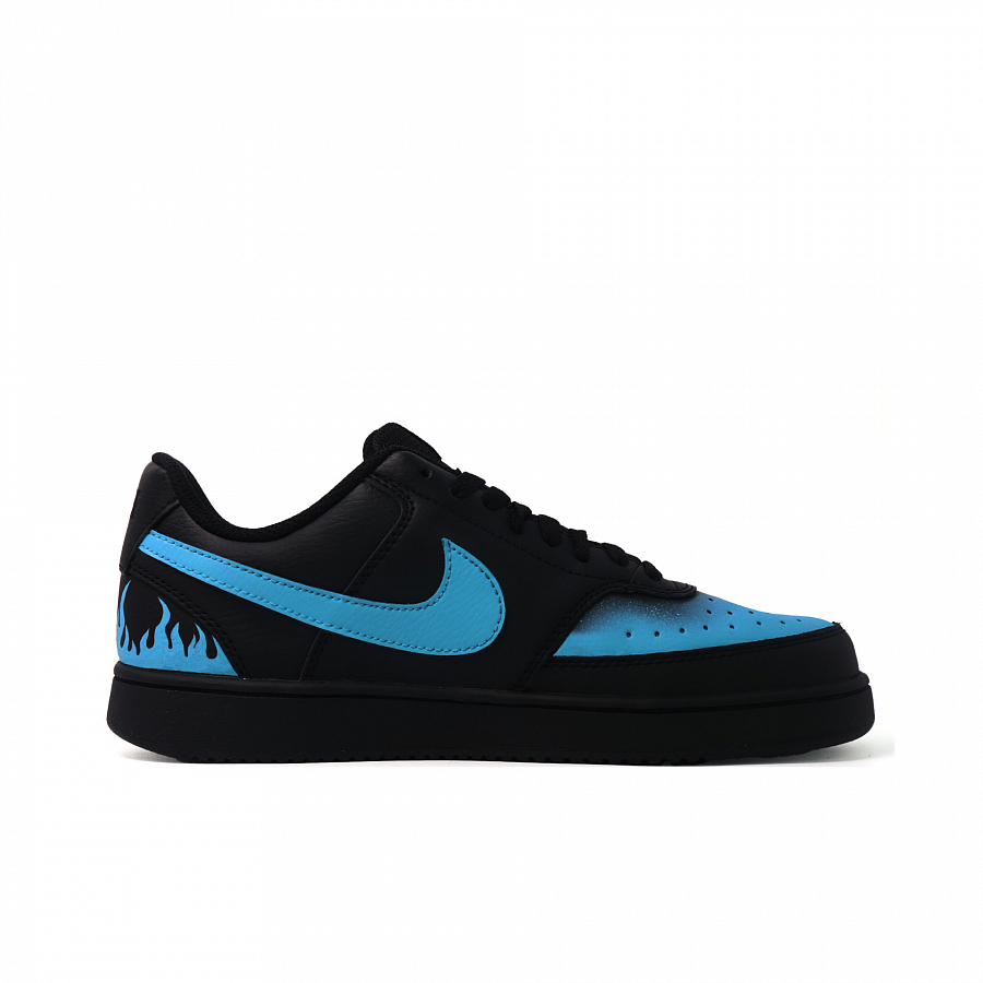 Nike Court Vision Slip Resistant Low Top Skateboard Shoes Unisex Blue Black купить в интернет-магазине Yoocart с быстрой доставкой по России.