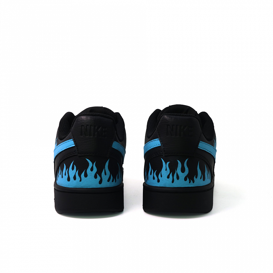 Nike Court Vision Slip Resistant Low Top Skateboard Shoes Unisex Blue Black купить в интернет-магазине Yoocart с быстрой доставкой по России.