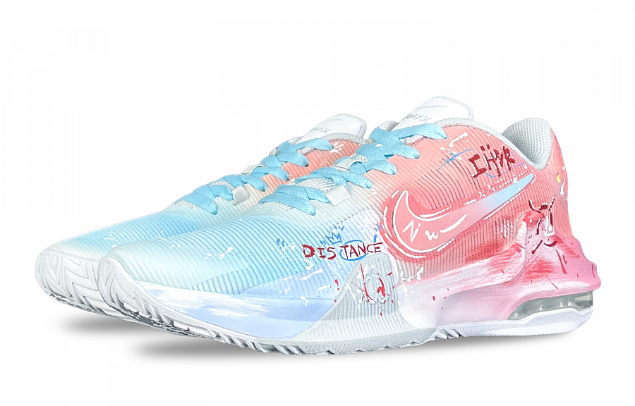 Nike Air Max Impact 4 Basketball Shoes Men's Mid Top Blue/Pink купить в интернет-магазине Yoocart с быстрой доставкой по России.