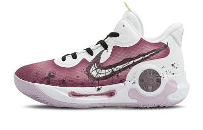 Nike KD Trey 5 IX Mid Top Vintage Basketball Shoes Men's Fuchsia