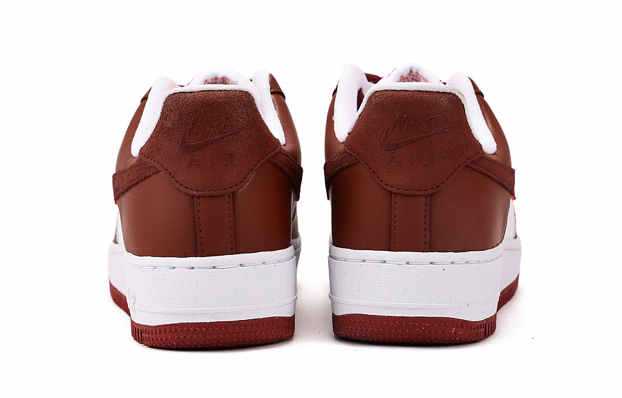 Nike Air Force 1 Anti Slip Wear Resistant Low Top Skateboard Shoes Unisex Red White купить в интернет-магазине Yoocart с быстрой доставкой по России.