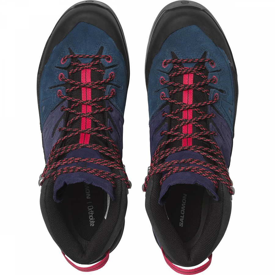 SALOMON X ALP Abrasion Resistant Support Lightweight Mid top Running Shoes Unisex Blue Purple купить в интернет-магазине Yoocart с быстрой доставкой по России.