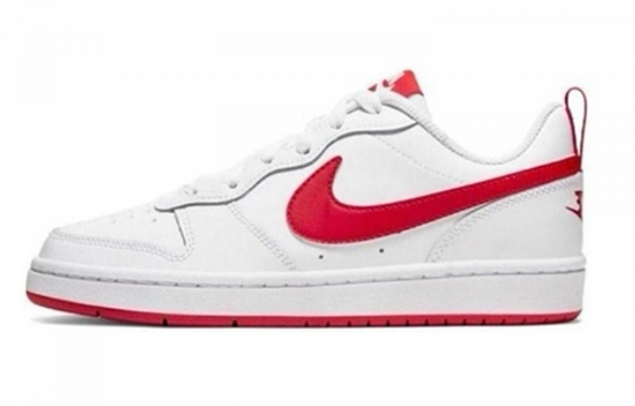 Nike Court Borough Low Top Skateboard Shoes Women's White Red купить в интернет-магазине Yoocart с быстрой доставкой по России.