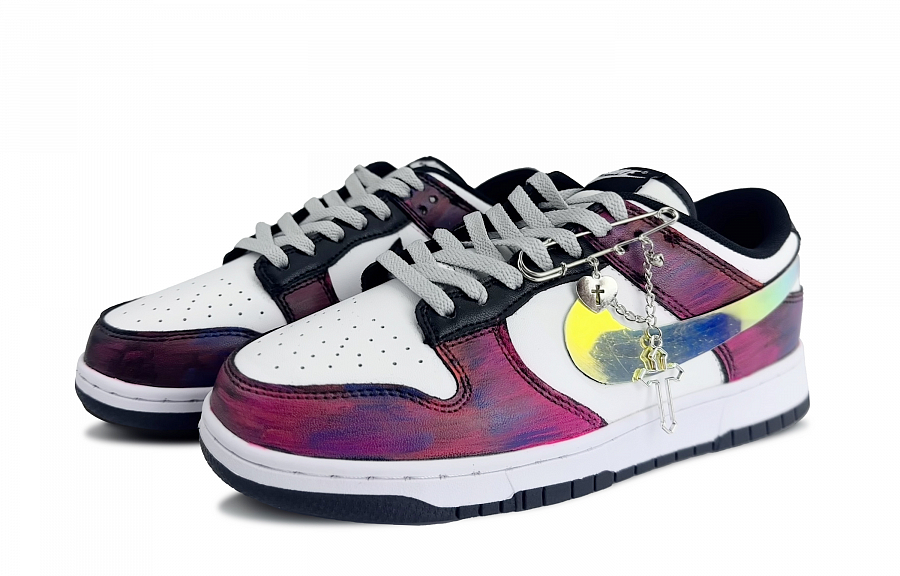 Nike Dunk Laser Enchantress Abrasion Resistant Low Top Skateboard Shoes Unisex Black Pink купить в интернет-магазине Yoocart с быстрой доставкой по России.