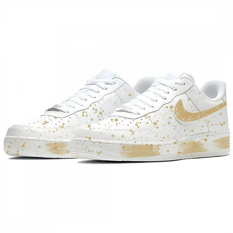 Nike Air Force 1 Low Top Skateboard Shoes Unisex Yellow купить в интернет-магазине Yoocart с быстрой доставкой по России.