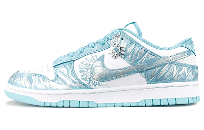 Nike Dunk Abrasion Resistant Low Top Skateboard Shoes Men's Light Blue