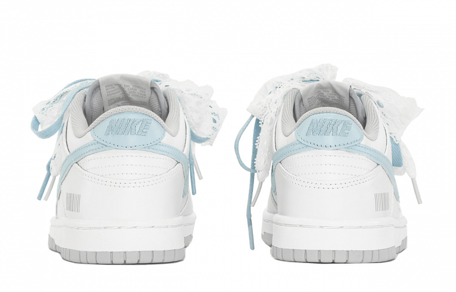 Nike Dunk Abrasion Resistant Breathable Low top Skateboard Shoes Women's Blue White купить в интернет-магазине Yoocart с быстрой доставкой по России.