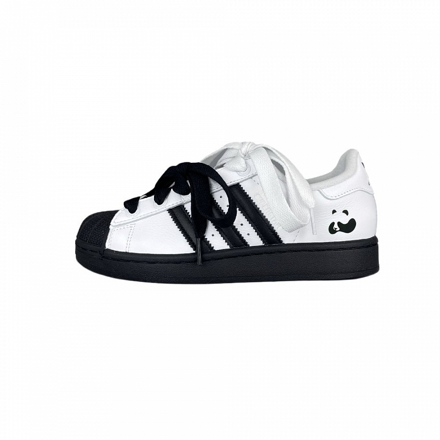 Adidas Originals Superstar 2 Abrasion Resistant Low Top Skateboard Shoes Unisex Black White купить в интернет-магазине Yoocart с быстрой доставкой по России.