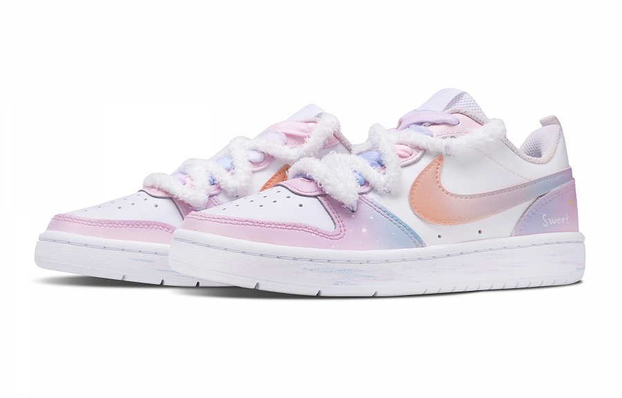 Nike Court Borough 2 Honey Evening Star Low Top Skateboard Shoes Women's Pink купить в интернет-магазине Yoocart с быстрой доставкой по России.