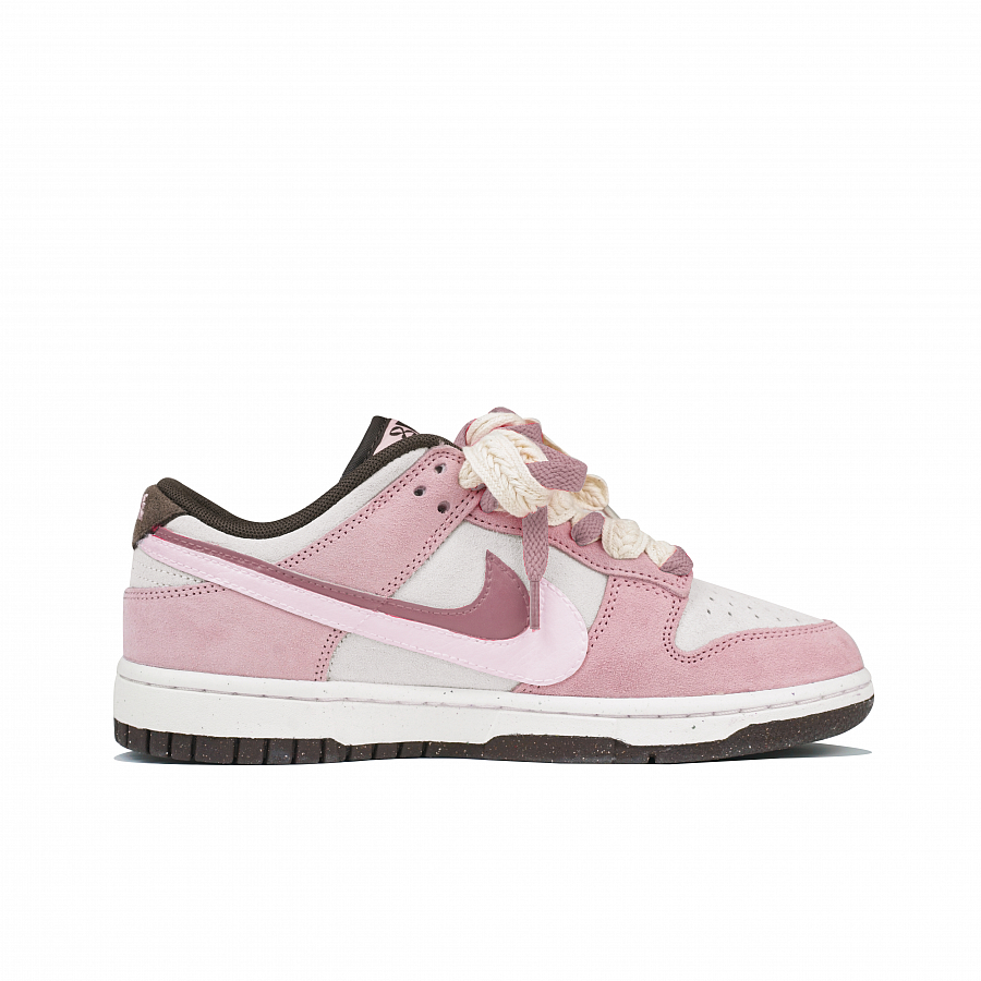 Nike Dunk Low-Top Skateboard Shoes Women's White Pink купить в интернет-магазине Yoocart с быстрой доставкой по России.