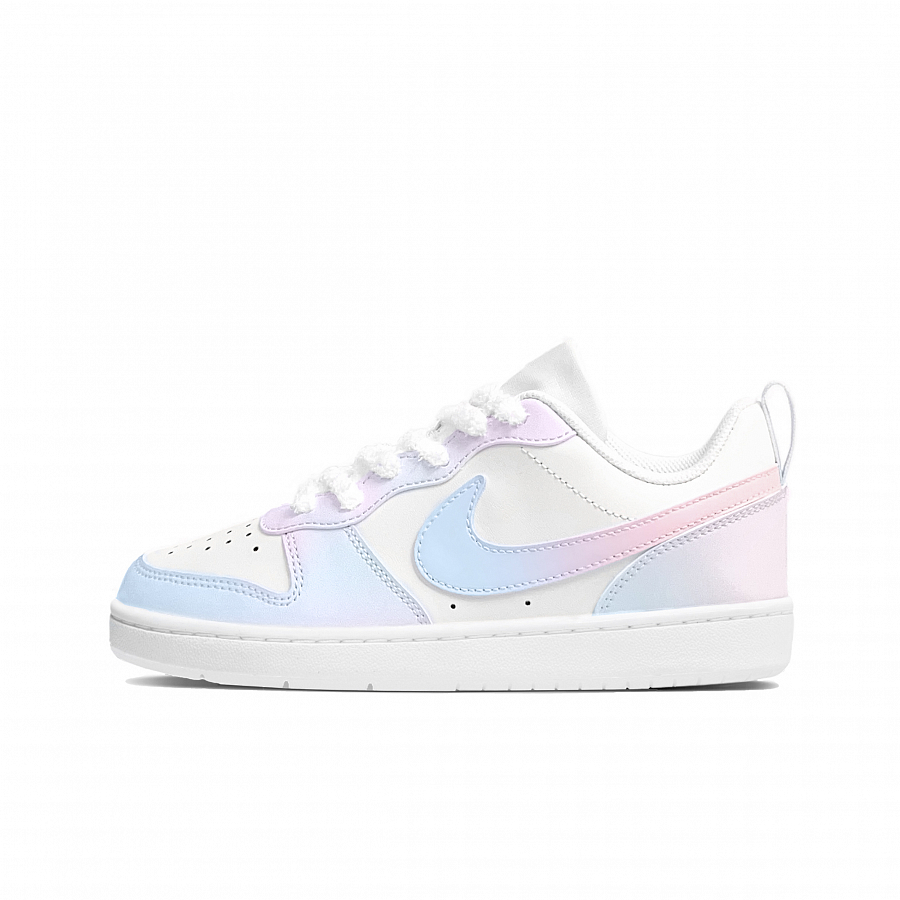 Nike Court Borough Blue Pink Glaze, Shopping Bag Abrasion Resistant Low Top Skateboard Shoes Women's Blue Pink купить в интернет-магазине Yoocart с быстрой доставкой по России.