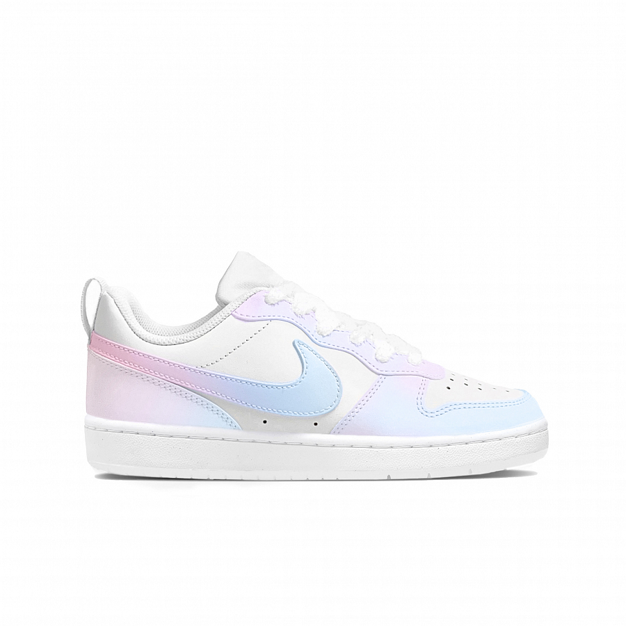 Nike Court Borough Blue Pink Glaze, Shopping Bag Abrasion Resistant Low Top Skateboard Shoes Women's Blue Pink купить в интернет-магазине Yoocart с быстрой доставкой по России.