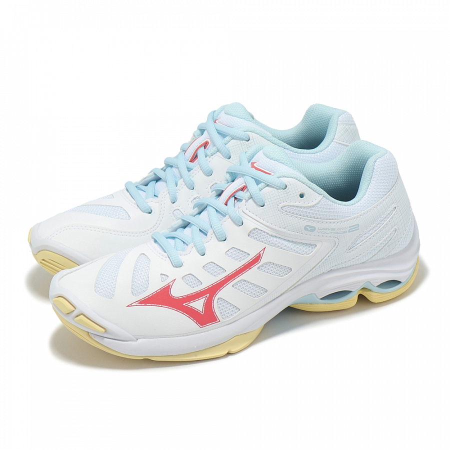 Wave Voltage Wmns Mizuno 2 'White Calypso Coral' купить в интернет-магазине Yoocart с быстрой доставкой по России.