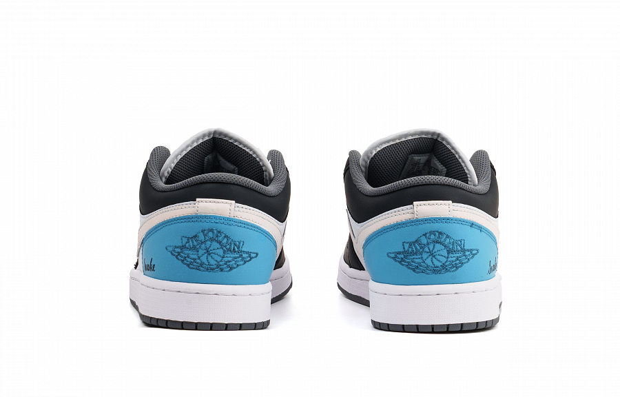 Jordan Air Jordan 1 Cushioning, Wear Resistant Low Top Vintage Basketball Shoes Unisex Blue купить в интернет-магазине Yoocart с быстрой доставкой по России.