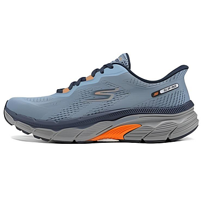 Skechers MEN'S GO Abrasion Resistant Breathable Low Top Running Shoes Men's Marine Blue