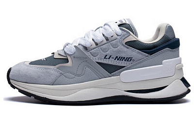 LiNing 001 Innocence V2 Innocent V2 Durable Breathable Low-Top Sports Casual Shoes Women's Gray Blue